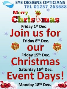 christmas,event,opticians,chorley,eyecare,eyes